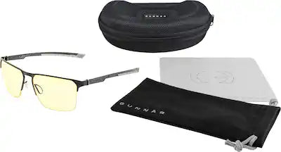 GUNNAR - Echo Pro eSports Performance Level Computer Glasses with Blue Light Reduction, Amber Lenses