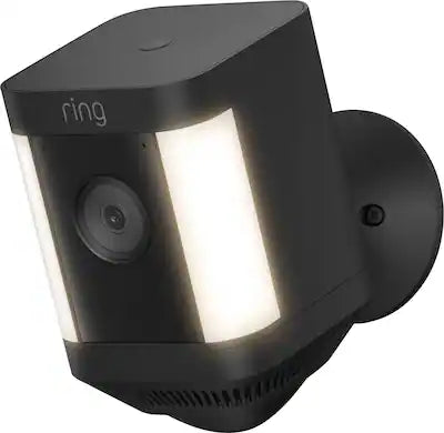Ring - Spotlight Cam Plus Outdoor/Indoor Wireless 1080p Battery Surveillance Camera