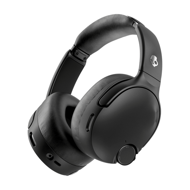 Front. Skullcandy - Crusher 1080 Over-the-Ear Noise Canceling Wireless Bluetooth Headphones with Sound by Bose - Black.