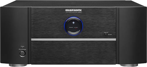 Front. Marantz - Marantz MM8077 7-Channel Power Amplifier for Home Theater, High Power Capability, Active & Passive Cooling, Black - Black.