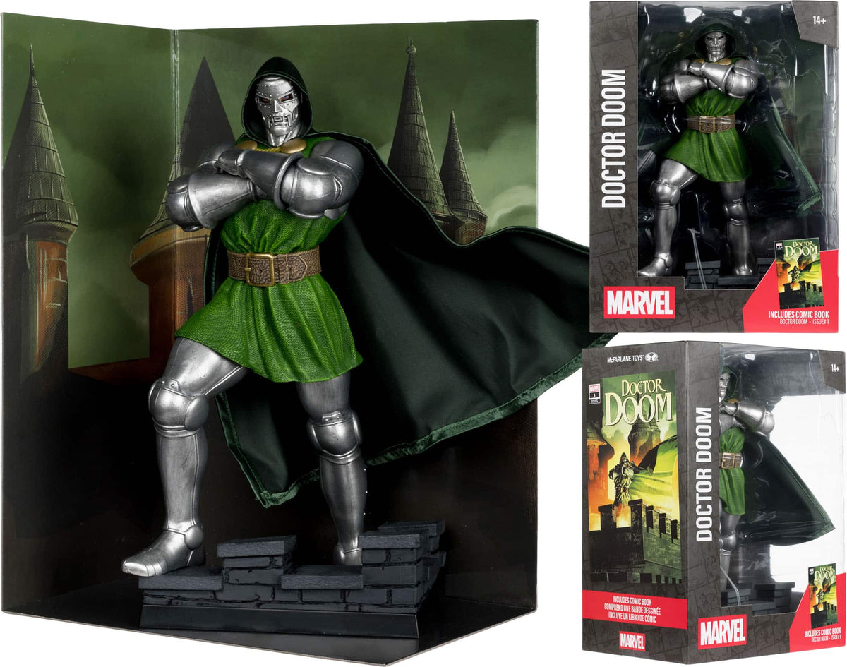 McFarlane Toys - Marvel Doctor Doom 1:6th Scale Collectible (Doctor Doom #1) 11" Figure