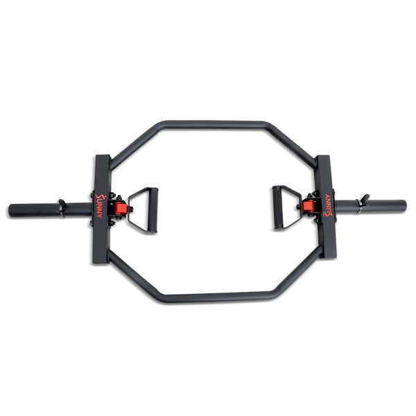 Sunny Health & Fitness - Strength Training Olympic Hex Bar With Swivel Handle - Black