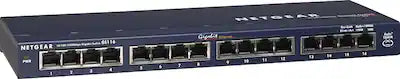 NETGEAR - 16-Port 10/100/1000 Mbps Gigabit Unmanaged Switch