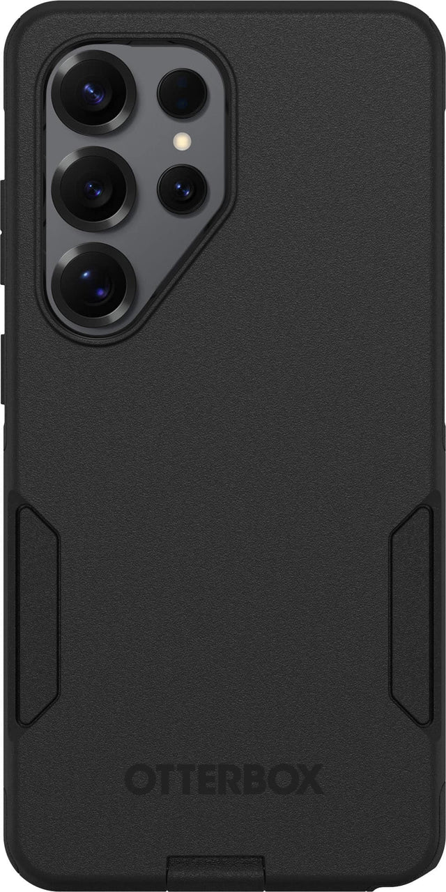 Front. OtterBox - Commuter Series Hard Shell for Samsung Galaxy S26 Ultra - Black.