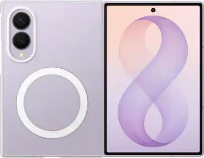 Samsung - Galaxy Z Fold8 Clear Magnet Case