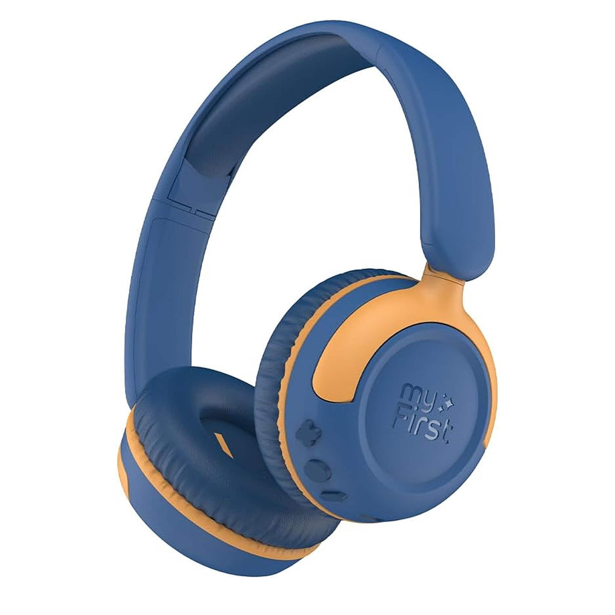 myFirst - CareBuds Max Kids Wireless Headphone, Dual Comfort EarPad, Smart Volume, Bluetooth,Mic, 52h Battery -B/Berry