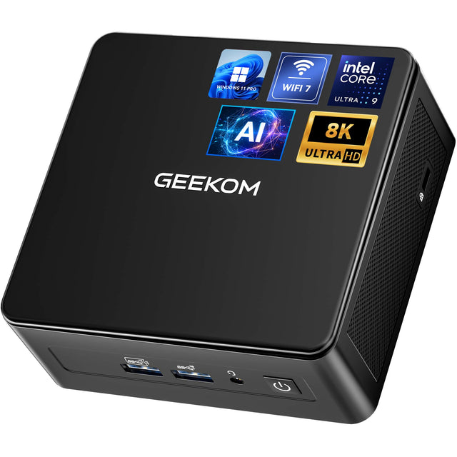 Intel Core Windows 11 Pro 17 WiFi 7 Ultra 9 AI 8K Ultra HD Geekom
