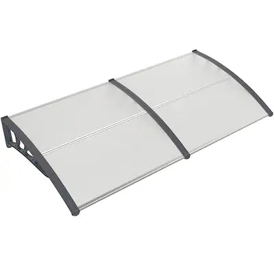 Costway - 80" x 40" Patio Awning Canopy Outdoor Window Door Overhang Rain Snow Protection