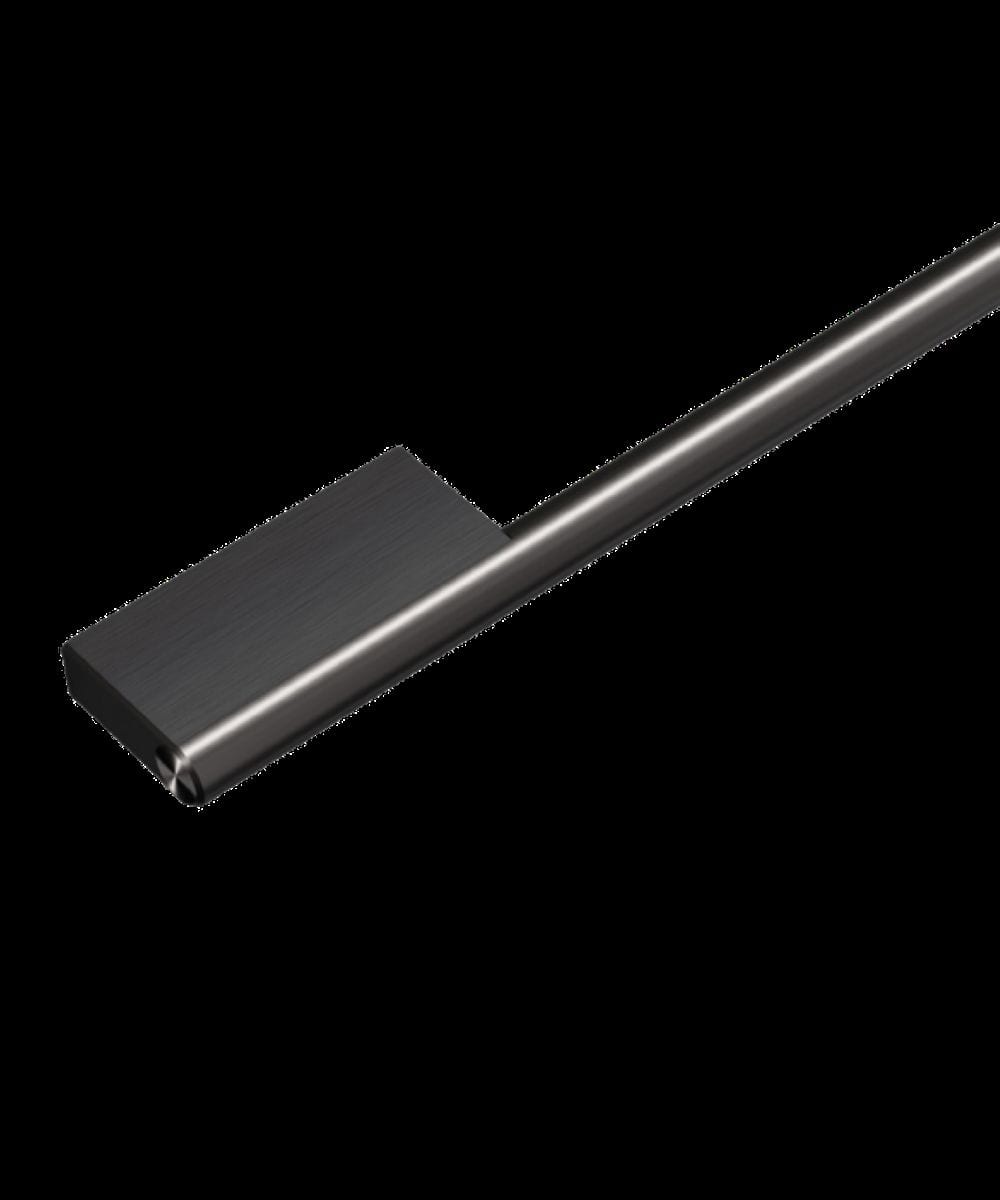 Contemporary Handle, 24" Compatible with Fisher & Paykel Integrated DishDrawer and Dishwasher - Brushed Black