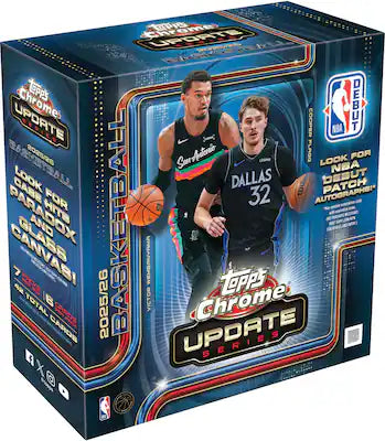 Topps - 2025-2026 Topps Chrome Update Series Basketball Mega Box