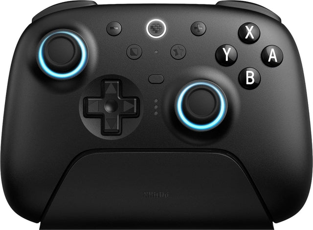 Front. 8BitDo - Ultimate 2 Bluetooth  Wireless Gaming Controller for Nintendo Switch, PC - Black.