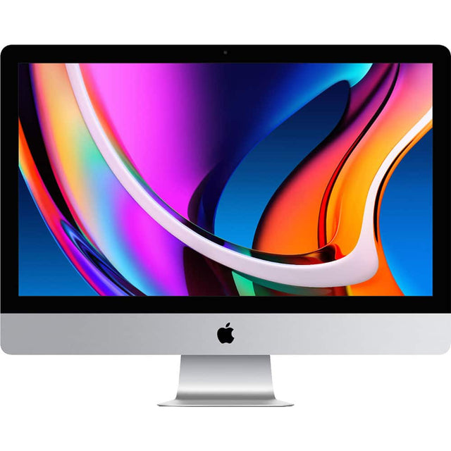 Front. Apple - Certified Refurbished 27" iMac with Retina 5K Display - Intel Core i5 3.1GHz - 8GB Memory - 256GB SSD (2020) - Silver.