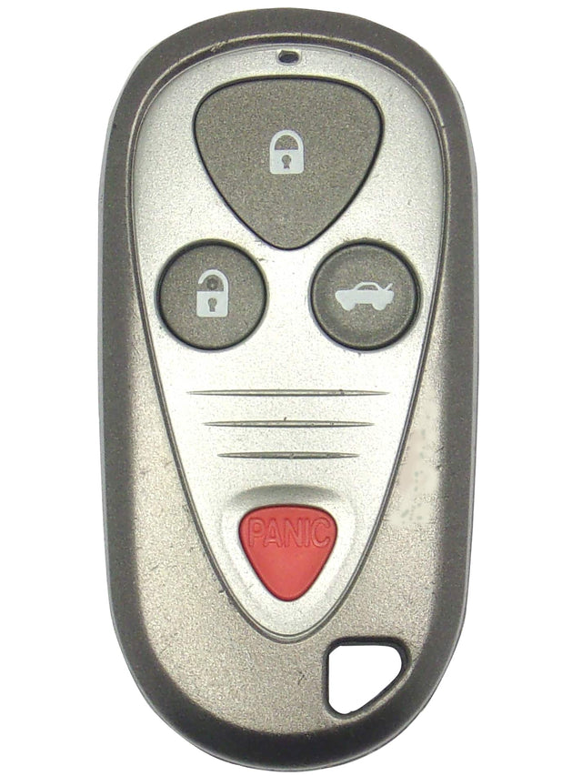Front. Car Keys Express - Acura Keyless Entry Remote - 4 Buttons (Lock, Unlock, Trunk, and Panic) - Grey.