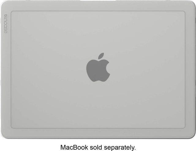 Front. Incase - Edge Hard Shell Case for MacBook Air 13-inch M5 2026, M4 2025, M3 2024 - Clear.