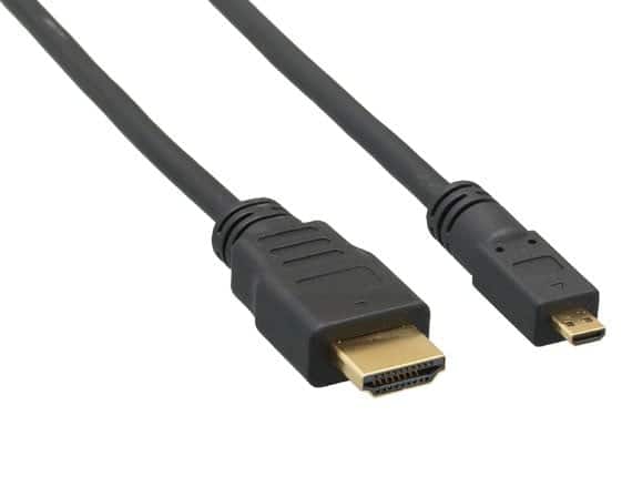 Cable Leader - High-Speed HDMI to Micro HDMI Cable with Ethernet, 4K Support for GoPro, Raspberry Pi, Action Camera - Black