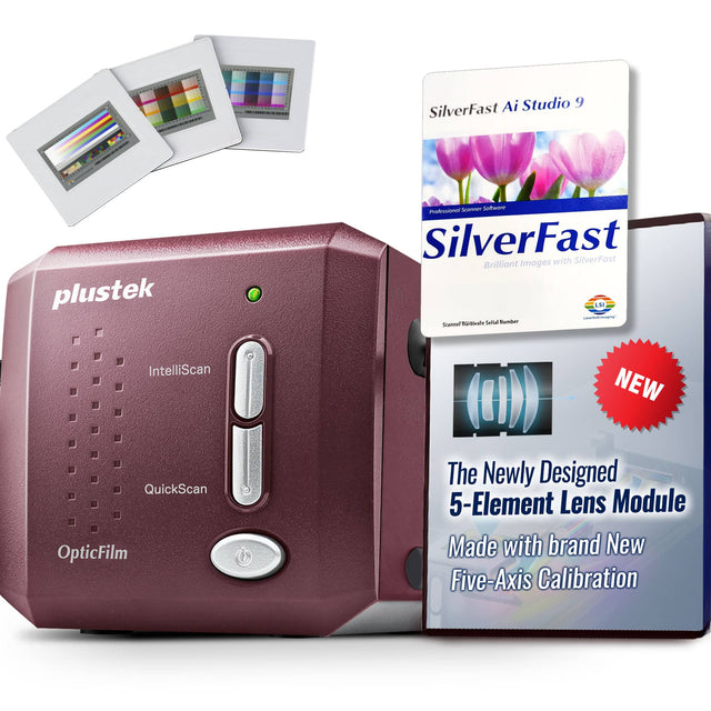 Ai Studio 9 SilverFast plustek Photessionar Scanner ssionor Scanner Software Profe SilverFast SilverFast Brilliant Images with - Scanmel Rartiale Tetal Number IntelliScan NEW QuickScan OpticFilm The Newly Designed 5-Element Lens Module Made with brand New Five-Axis Calibration

SilverFast Ai Studio 9  
Professional Scanner Software  
Brilliant Images with SilverFast  
Scanmel Rartiale Tetal Number  
IntelliScan  
QuickScan  
OpticFilm  
The Newly Designed 5-Element Lens Module  
Made with brand New Five-Axi