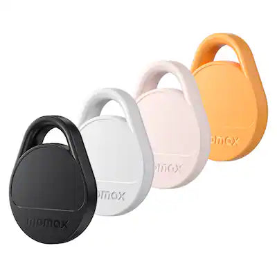 Momax - Tracker Electronics Key Finder Luggage Tracker, Backpack, Wallet, Pets Works with Apple Find My iOS Only