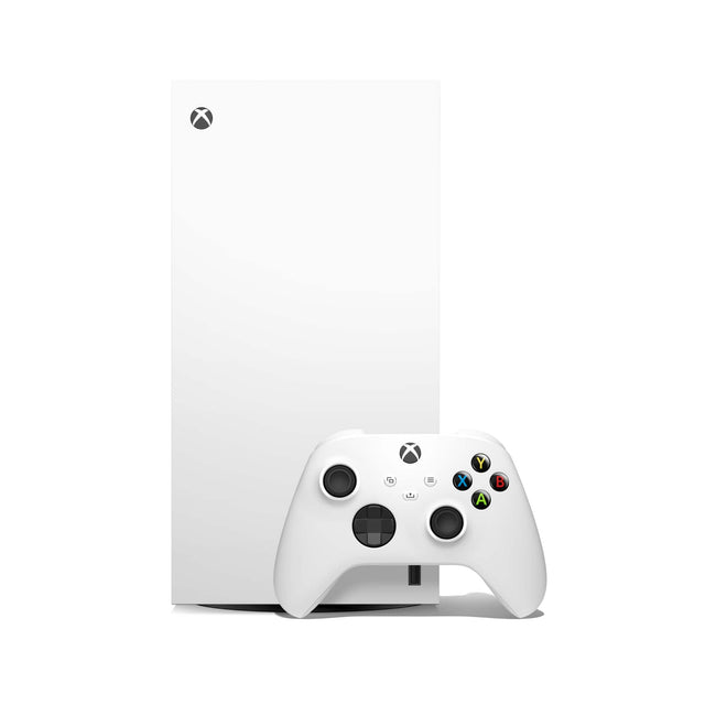Front. Microsoft - XBOX Series X 1TB All-Digital Console (Disc-Free Gaming) with XBOX Wireless Controller- 4K Gaming - 120FPS - Robot White.