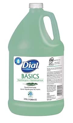 Dial Professional  
BASICS  
Hypoallergenic • Hypoallergénique  
Liquid hand soap  
Héron liquide pour les mains  
3.78L (1 Gallon US)