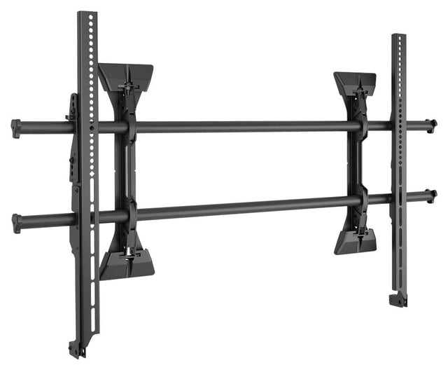 Front. Chief - Extra-Large Fusion Micro-Adjustable Fixed Wall Display Mount for Most 55-100" TVs Up to 250lbs - Black.