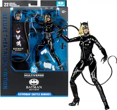 McFarlane Toys - DC Multiverse Battle Damaged Catwoman (Batman Returns) 6.9" Action Figure - Deluxe Theatrical Edition