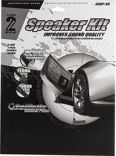 Metra - Ballistic Hollow Point Series Speaker Kit for Most Vehicles - Black