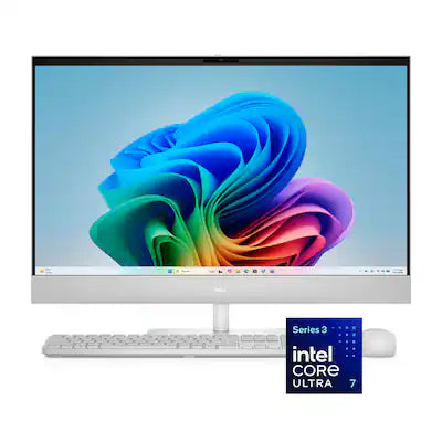 Dell - 27" 2K IPS Touchscreen All-in-One - Intel Core Ultra 7 Series 3 355 2026 - 32GB Memory - 2TB Storage - Copilot+ PC