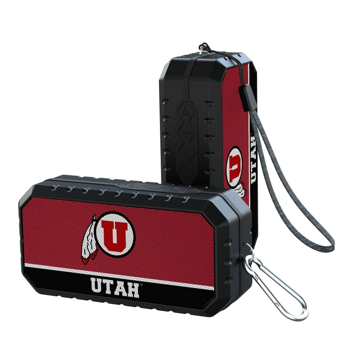 Keyscaper - Utah Utes End Zone Water Resistant Bluetooth Speaker - Multicolor