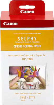 Canon - RP-108 High-Capacity Color Ink/Paper Set