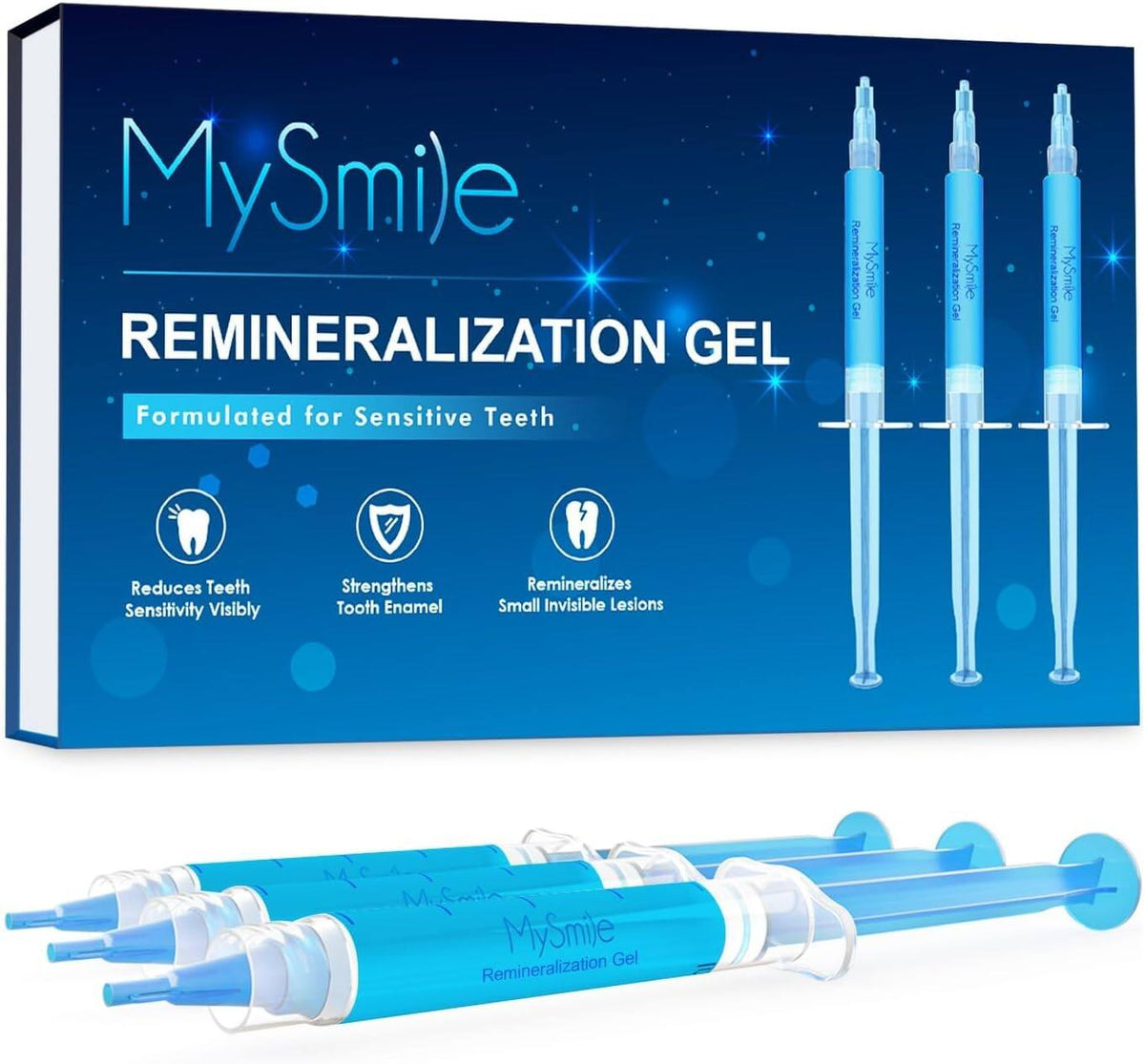 MySmile - Remineralization Gel for Reducing Teeth Sensitivity After Teeth Whitening - Blue