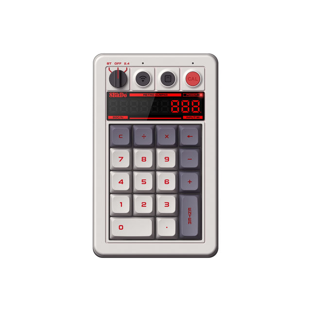 BT OFF 24 CAL 8BitDo SUCN INETENO NUMPAO PUWErT 888 NPUTI C  x t 7 8 9 I 4 5 6 + 1 O 2 3  ENTER