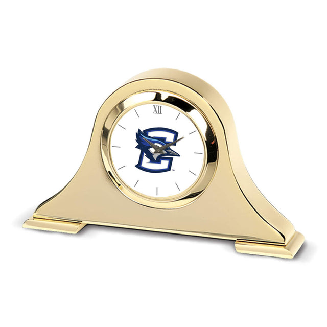 Front. Jardine - Gold Creighton Bluejays Team Logo Napoleon Desk Clock - Gold.