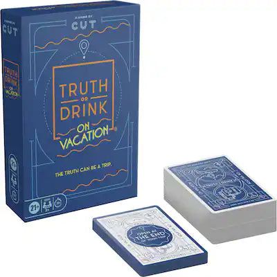 Hasbro - Truth or Drink: On Vacation - Adult Party Game - COLLECTIBLES