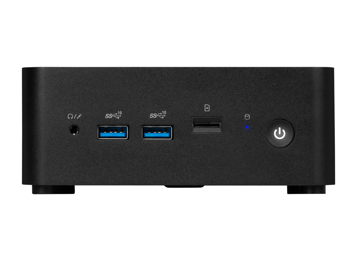MSI - Cubi NUC 1M Mini PC, Intel Core 5 120U, Thunderbolt 4, Dual 2.5G LAN, 4 USB, 4K Support (No RAM/Storage)