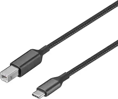 Insignia™ - 6-Foot USB-C to USB-B Printer Cable