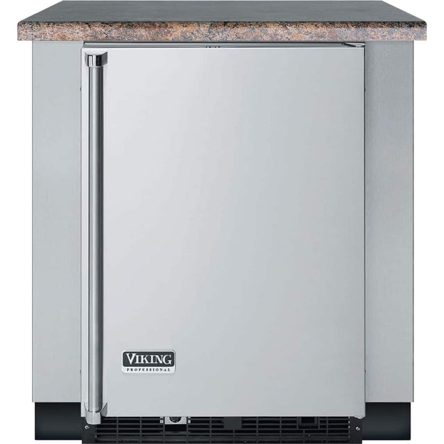 Alt View 12. Viking - Undercounter Refrigeration Base - Silver.