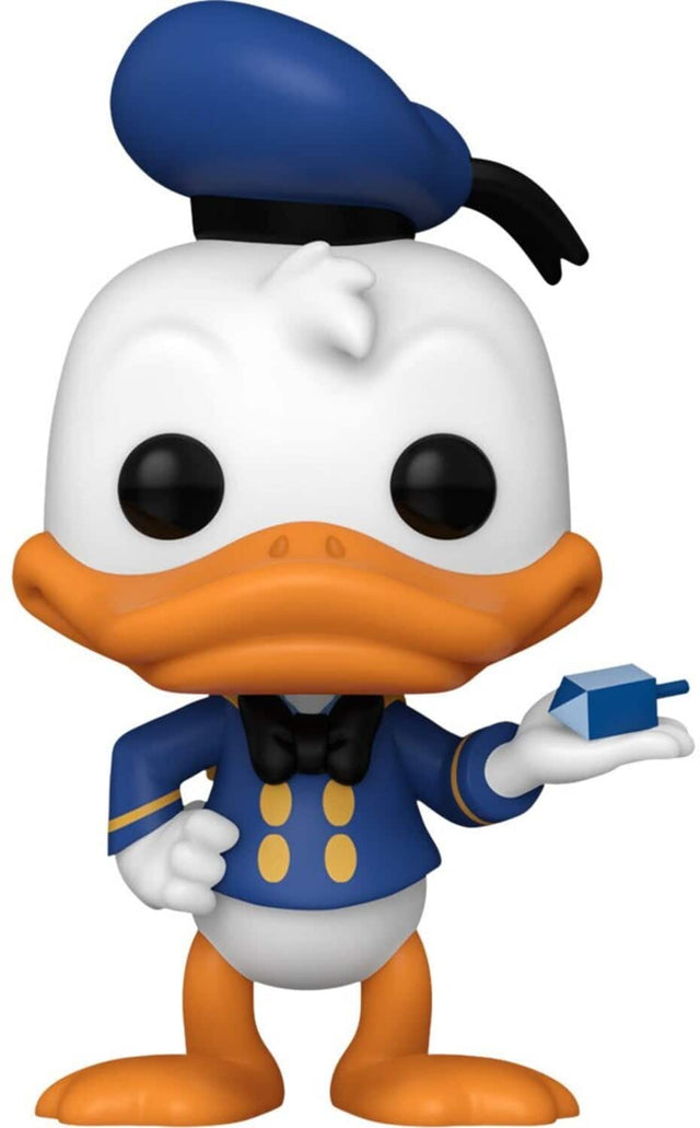 Front. Funko - FUNKO POP! DISNEY: Holiday - Hanukkah Donald   - COLLECTIBLES - Multicolor.