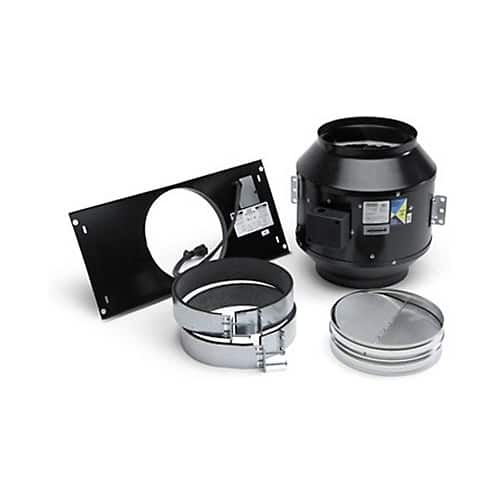 Front. Viking - 1200 CFM In-Line Blower Kit - Black.