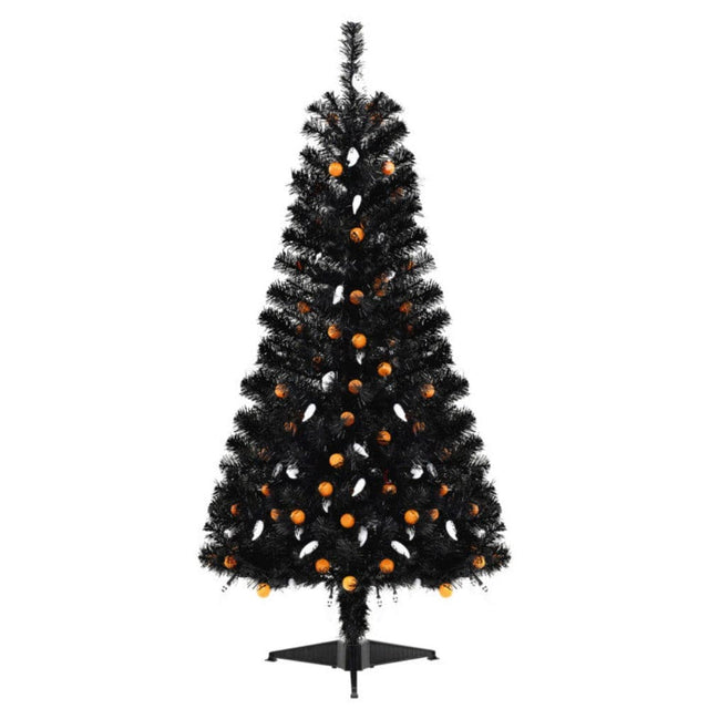 Front. Boyel Living - 4.5ft Halloween Tree with Spooky Lights and Music - Black.
