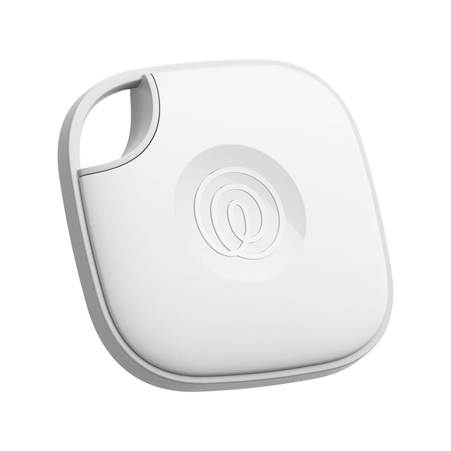 Front. Tile by Life360 - Life360 Tile Bluetooth Tracker, Keys Finder and Item Locator. iOS and Android Compatible. 1-Pack - White.
