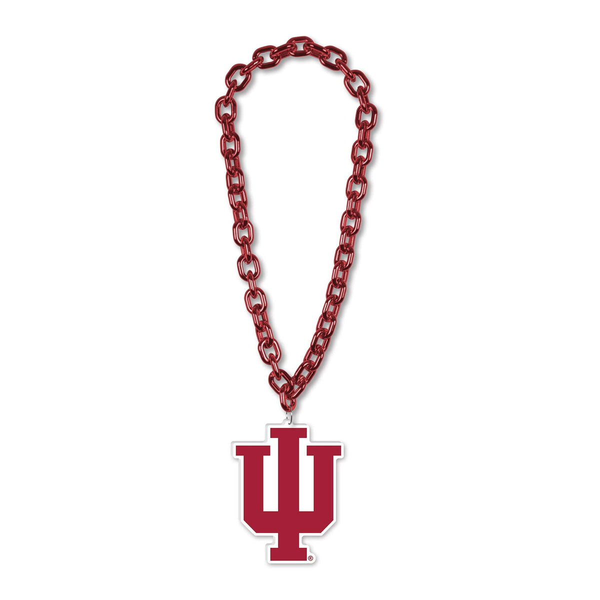 WinCraft - Indiana Hoosiers Big Chain Logo Necklace - Multicolor