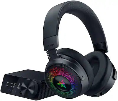 Razer - Kraken V4 Pro Wireless Over-the-Ear Gaming Headset for PC, Mac, Playstation, Nintendo Switch, Steam Deck, Mobile