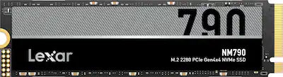 Lexar - 4TB NM790 M.2 2280 PCle Gen4 NVMe SSD, Compatible with PS5, laptops, desktops, Read Speeds Up to 7400MB/s