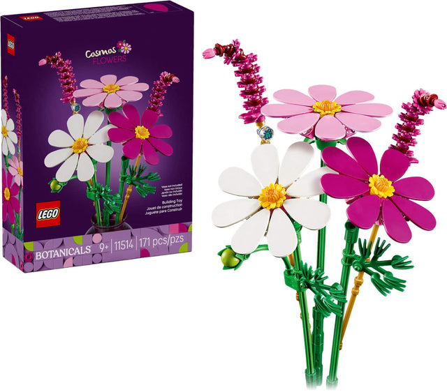 Cosmos FLOWERS V - icated - - miu -et m inctuato -  nstua Bullding Toy Jouet de construction para Construir LEGO Juguete 11514 171 pcs/pzs pzs BOTANICALS 9+