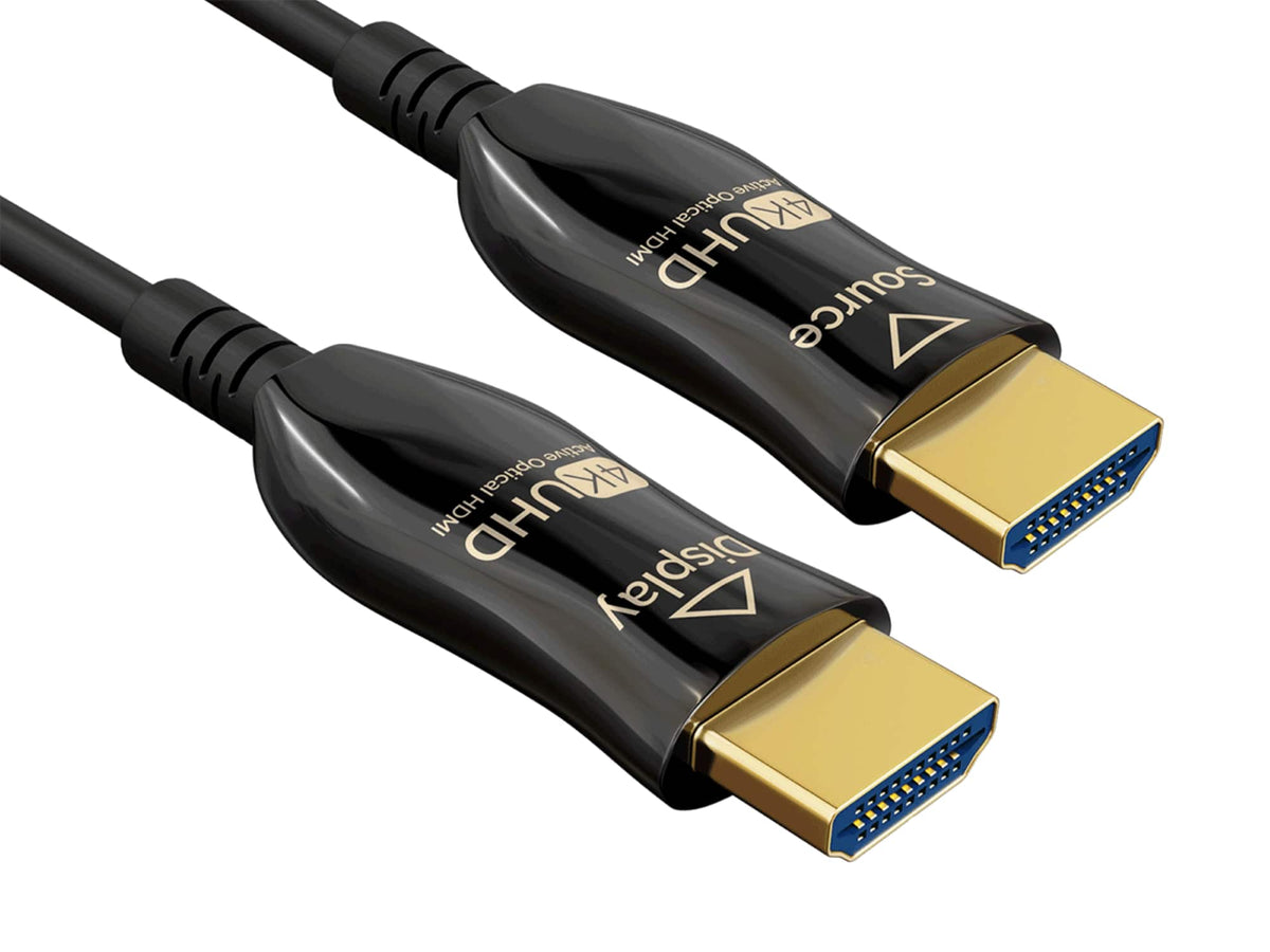 Sanoxy - 65ft HDMI 2.0 Fiber Optic Cable (AOC), CL3 Rated, UL, 4K@60Hz - Black