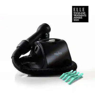 RevAir - Reverse-Air Hair Dryer with Hair Clips