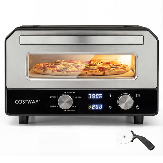 COSTWAY New York Prozen - Neapolitan - Pan Pizza  
Thin & Crispy  
85:08  
8:2:00  
DIY