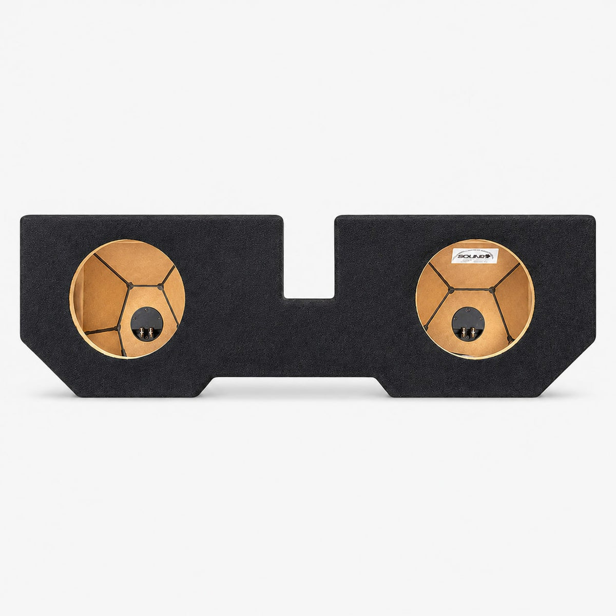 SoundBox - LCE-D003/12U, Ram Quad / Crew Cab Dual 12 Subwoofer Enclosure, 2002-2018