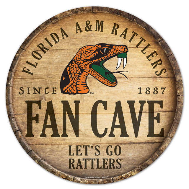 FLORIDA A&M RATTLLERS  
SINCE 1887  
FAN CAVE  
LET'S GO RATTLLERS