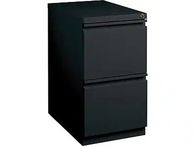 Staples - 2-Drawer Mobile Vertical File Cabinet, Letter Size, Lockable, 27.75"H x 15"W x 20"D